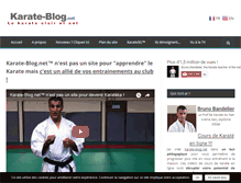 Tablet Screenshot of karate-blog.net