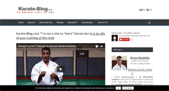 Desktop Screenshot of karate-blog.com